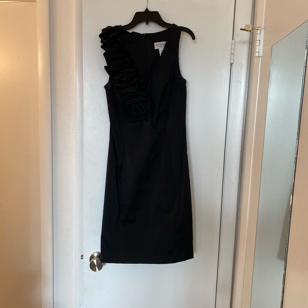 Black cocktail dress